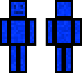 blue man
