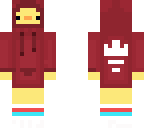 duck with red adidas hoodie 2