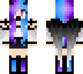 egirl angel two color hair