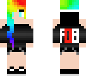 fall out boy rainbow hair