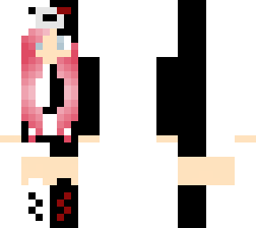 not my skin (junko enoshima in an monokuma jumper)