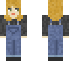 overalls! and bangs