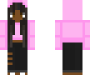 pink black girl