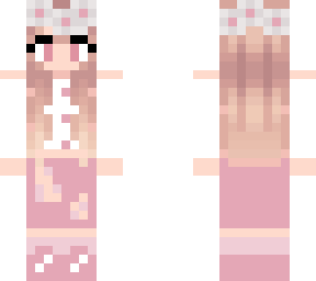 pink spring girl