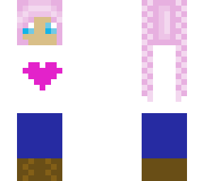 purple braid girl