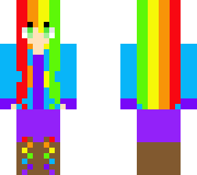 rainbow girl