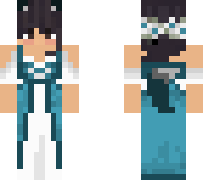 sandi (blue vest) ears and tail