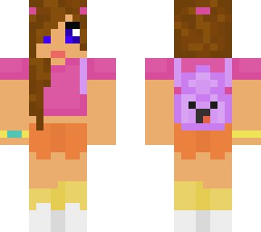 sp33dy in cute dora cosplay so kawaii