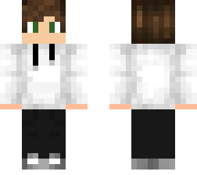 white hoodie