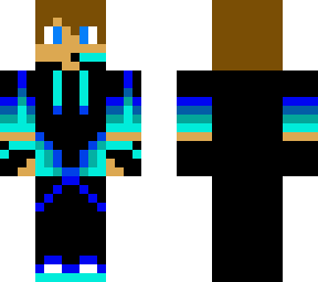 blue gamer boy