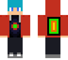 cool guy with blue hair