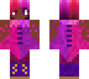 cosmic purple n pink star girl