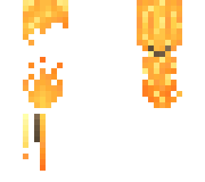 fiery hair base with color template