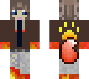 kawaii fire puppo boy