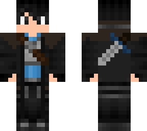 kirito in midnight coat