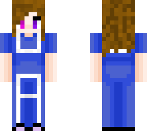 mha ua highschooler girl brown hair duel colored eyes student