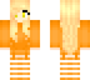 orange cute girl