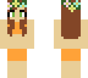 orange swimming suit