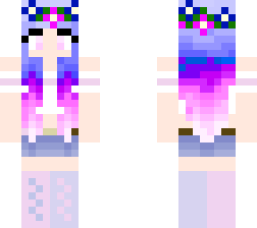 pink and blue