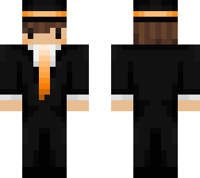 pretty orange suit guy
