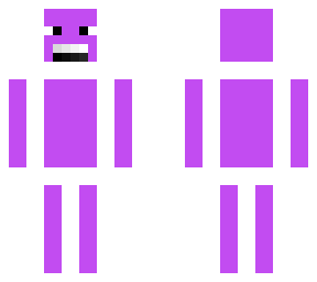 purple & white