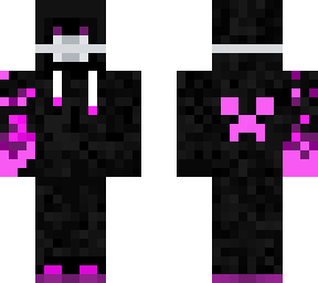 purple hoodie but with a mask