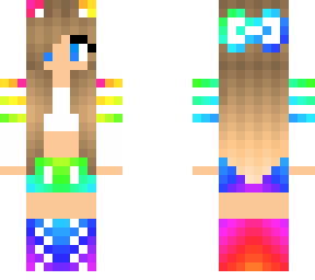 rainbow girl