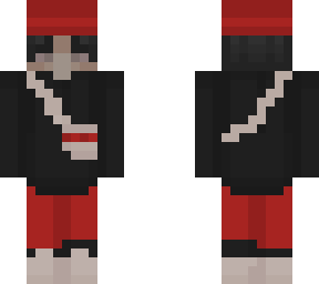 red & black