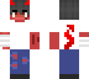 red devil boy minecraft skin