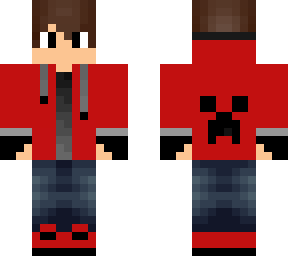 red hoodie