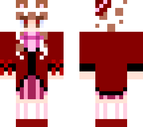 red panda girl minecraft skin
