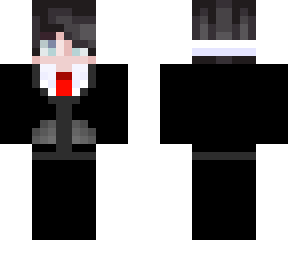 red tie boy minecraft skin