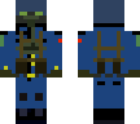 soldier with gas mask