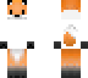 (w&b) rainbow fox