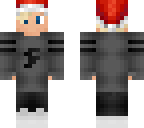 blonde boy santa hat