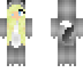 blonde wolf onesie