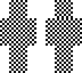 blsck and white