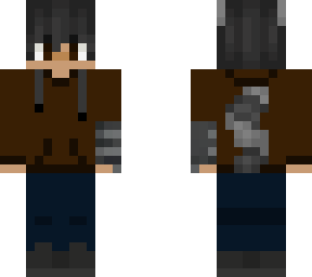casual raccoon boy skin