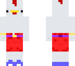 chicken in shorts