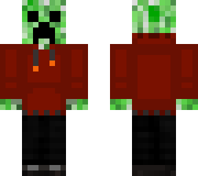 creeper in red hoodie