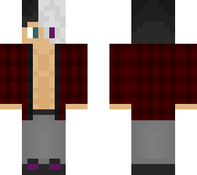 flannel guy with mask
