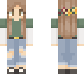 flower crown added for colour (skin base isn't mine)