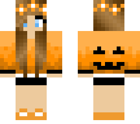 girl in halloween hoodie