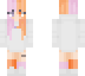 orange and pink