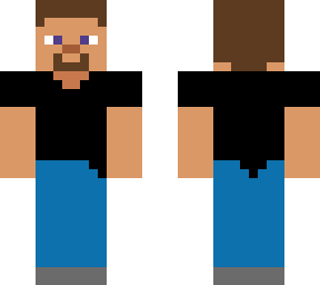 plastic steve with a black shirt