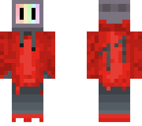 tv head red brokin hoodie