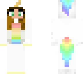 unicorn onesie (skin for my little sister)