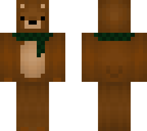 bear with scarf