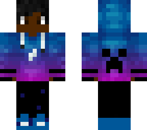 black boy with creeper hoody