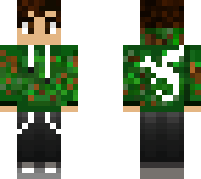 dark hair camo hoodie boy